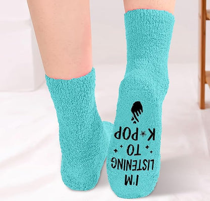 Kpop Merch - Unique Kpop Gifts for Girl, Teen - Cute Korean Socks - Christmas Gifts, Stocking Stuffers for Women