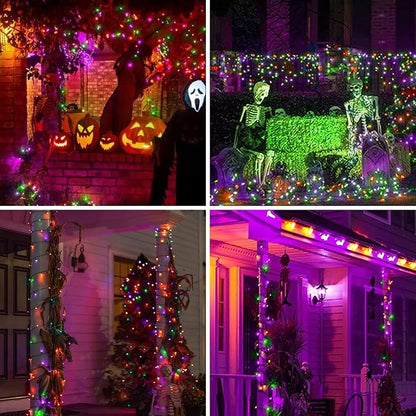 Brown Wire,Multicolor,Incandescent Bulb 100 Mini String Lights for Indoor Halloween Tree Home Garland Birthday Wedding Party Festival Decoration