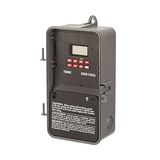 NSI DGS100A Series DGS Signaling and Duty Cycle 7 Day Time Switch with 1 Channel, 120-277 VAC 50/60 Hz Input Supply, DPDT Output Contact
