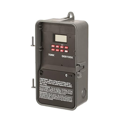 NSI DGS100A Series DGS Signaling and Duty Cycle 7 Day Time Switch with 1 Channel, 120-277 VAC 50/60 Hz Input Supply, DPDT Output Contact