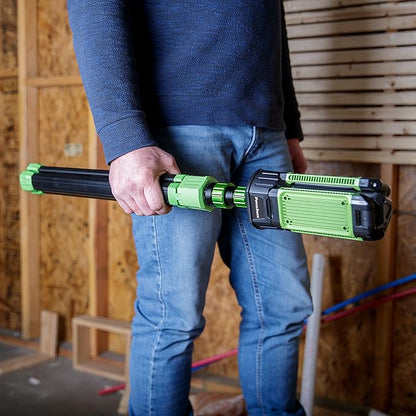 PowerSmith Rechargeable Work Light with Stand 4500 Lumen, Durable Metal Tripod Construction, Metal Light Panels, 72" Tall (PWLR045T)