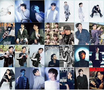 KPOPBP Golden Album Photocards First Solo Album Photo Cards Kpop Lomo Card Set Gift Merch for Boys and Girls