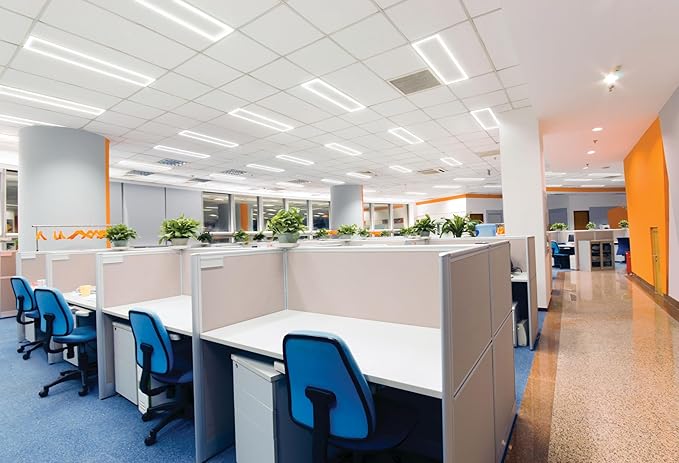 Lithonia Lighting LED Lay in Ceiling Light with Lightweight Design and Switchable Technology, 1-Foot by 4-Feet