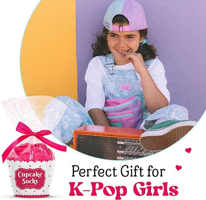 Kpop Merch - Unique Kpop Gifts for Girl, Teen - Cute Korean Socks - Christmas Gifts, Stocking Stuffers for Women