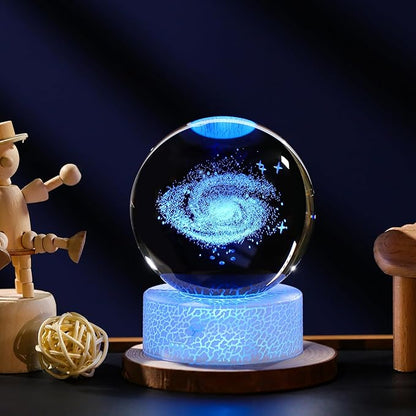 80mm Crystal Ball 3D- Collectible Figurines (Galaxy)