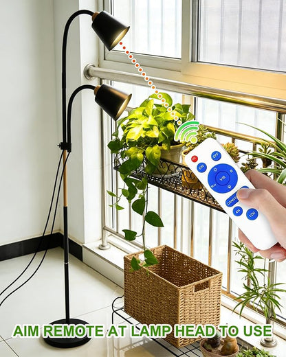 Standing Plant Grow Light, LED Growing Light Full Spectrum for Indoor Plants，4/8/12H Timer, 10-Level Brightness,Flow Grow Light for Tall Large Indoor Plants