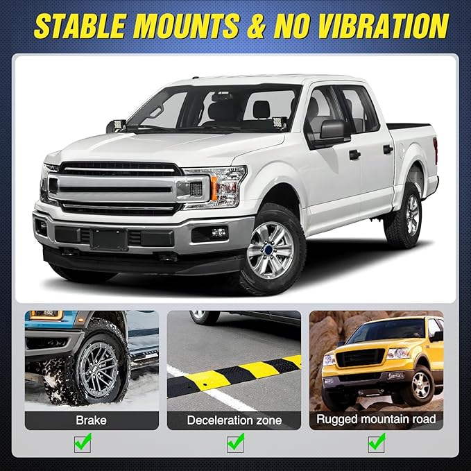 Nilight Ditch Light Brackets Hood Hinges Mount Bracket Kit for Auxiliary Offroad LED Pods Work Lighting Compatible with Ford F-150 Raptor 2015 2016 2017 2018