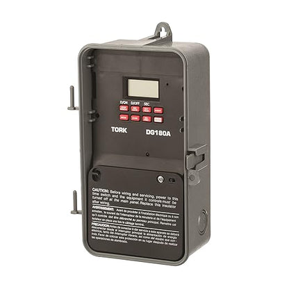 NSi DGS Series Signaling and Duty Cycle 24 Hour Time Switch with 1 Channel, 120-277 VAC 50/60 Hz Input Supply, DPDT Output Contact (DG180A)