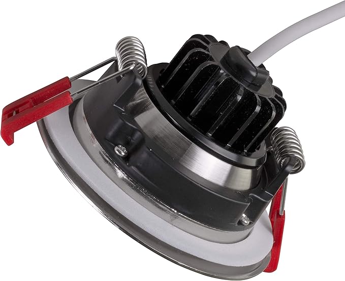NICOR Lighting 3 inch LED Gimbal Recessed Downlight in Nickel, 5000K (DGD311205KRDNK)