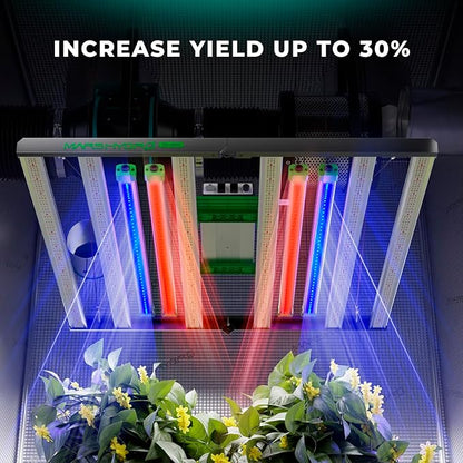 MARS HYDRO ADlite Red30 & Blue30 Led Grow Light for Indoor Plants, 30Wx2 Grow Lights, Deep Red and Blue Spectrum supplemental Light 3x3 FT Coverage Commercial Grow Light Bars or Home Gardening