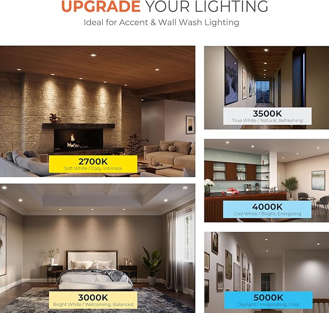 HALO RA 4 in Canless LED Recessed Downlight with Adjustable Gimbal, Selectable Lumens and Selectable Color Temperatures, Dim-to-Warm Technology, Damp Location Rated - RA4LS9FSD2W1EWHDM