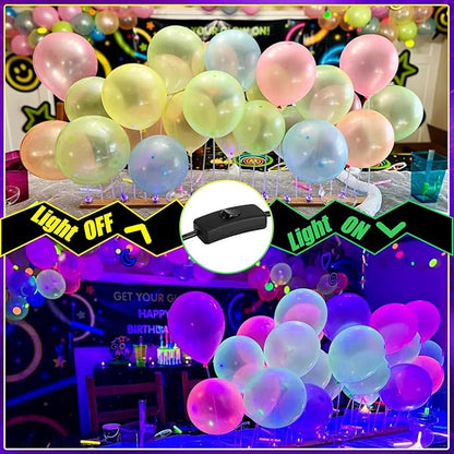 80W Black Light IP66 Waterproof Outdoor Flood Light with 6ft Cord+Plug+Switch, Blacklight Floodlight for Halloween Neon Glow in The Dark Fluorescent Poster Body Paint Bedroom 2 Pack