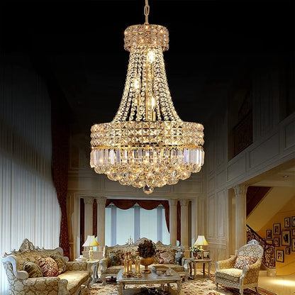 Crystal Chandeliers for Dining Room K9 Modern Crystal Chandelier Classic Luxury Imperial Style 9 Lights Chandelier Ceiling Dining Room Living Room Indoor Bedroom Chandelier