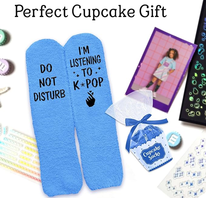 Kpop Merch - Unique Kpop Gifts for Girl, Teen - Cute Korean Socks - Christmas Gifts, Stocking Stuffers for Women