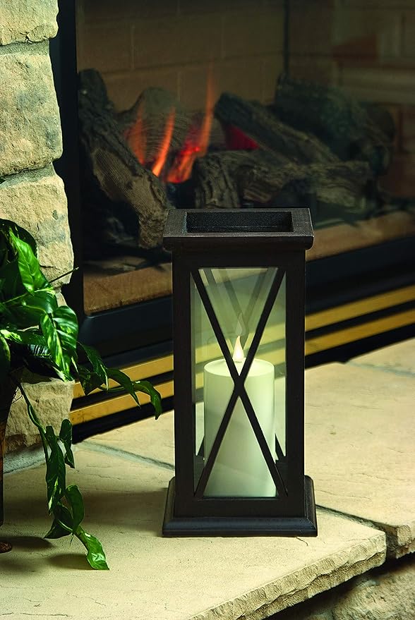 Xodus Innovations FPC1586 Weatherproof Flameless Indoor/Outdoor 6-Inch Battery Powered Pillar Candle with Warm White Realistic Flame…