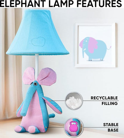 Elephant Kids Lamp for Boys Bedroom - 18", Animal Lamp for Kids Room - Christmas Gifts, Birthday Gifts for All Ages: Toddler Girls, Children, Grandkids 3 4 5 and Up Years Old, Sister Brother, Sibling