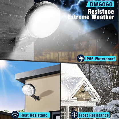 150W LED Barn Light, 20000LM Dusk to Dawn Outdoor Yard Light with Photocell, IP66 Waterproof, 1200W MH/HPS Equivalent, Aluminum Housing Outside Security Flood Lighting for Garage Farmhouse
