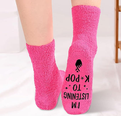 Kpop Merch - Unique Kpop Gifts for Girl, Teen - Cute Korean Socks - Christmas Gifts, Stocking Stuffers for Women