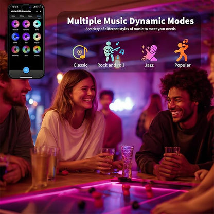 PAUTIX Matter WiFi LED Controller 5in1 ML5 Compatible with Tuya APP/Homekit/Smart Life/Alexa/Google Home/Siri, DC12-48V Dimmable Controller for Single Color/CCT/RGB/RGBW/RGBCCT LED Strip Lights