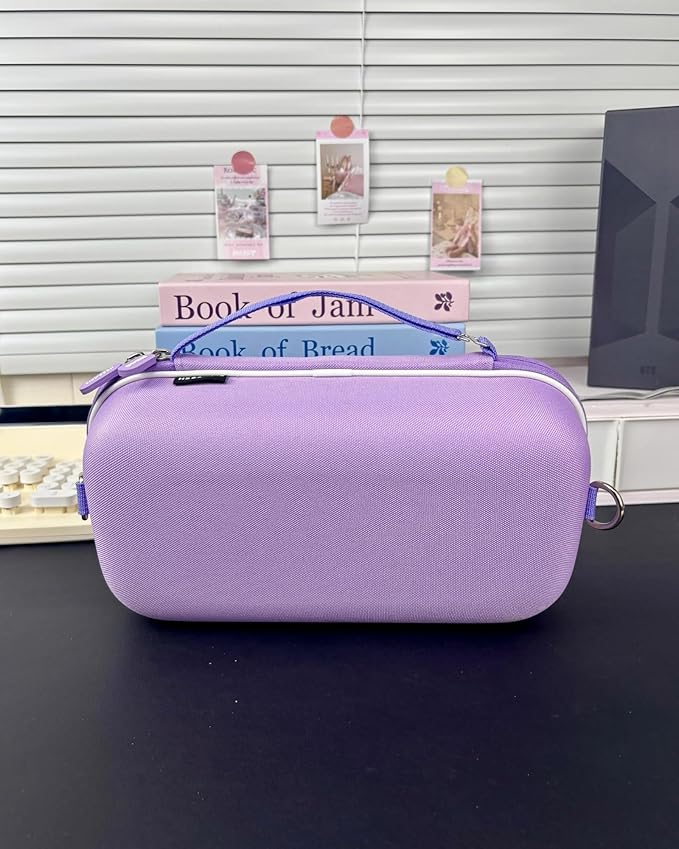 Lightstick Case For Army's Bomb - Clear Concert Light Stick Holder for VER.2 / VER.3 / VER.4 / Special Edition - Travel Carrying Storage Bag with Cross Body & Soft Protective, Kpop Fans Gifts (Purple)