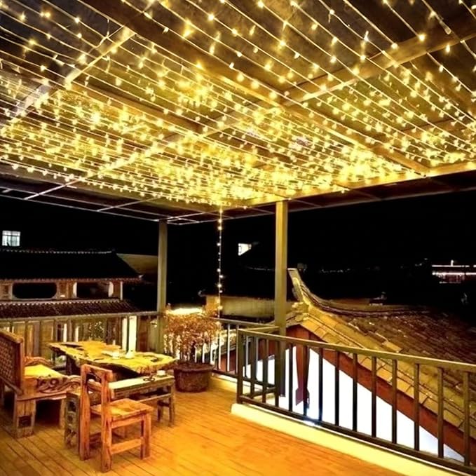 String Lights Battery Operated - 33 FT 80 LED Outdoor Indoor Fairy Lights, Waterproof Twinkle Christmas Light for Bedroom Party Wedding Classroom Tent Loft Bed Patio Decor