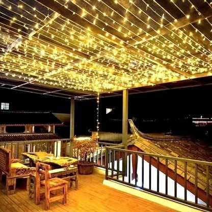String Lights Battery Operated - 33 FT 80 LED Outdoor Indoor Fairy Lights, Waterproof Twinkle Christmas Light for Bedroom Party Wedding Classroom Tent Loft Bed Patio Decor