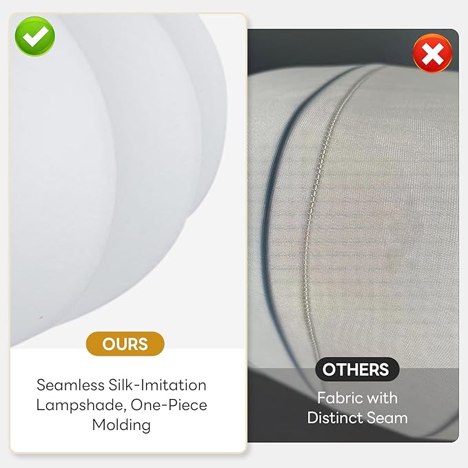 19.7in Lantern Pendant Light, 3-Light Imitation Silk White Bubble Pendant Lighting Fixture, Hanging Lamp Simple Chandelier for Living Dinning Room Kitchen Island Bedroom Restaurant Cafe