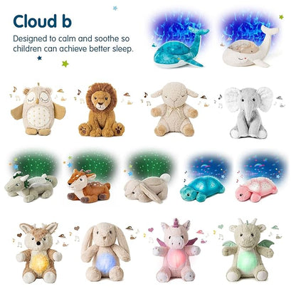 Cloud b Calming Mini Nightlight Star Projector | Gentle Brightness | 3 Colors | 1 Constellation | Auto-Shutoff | Dream Buddies Patch The Puppy