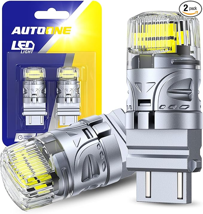 AUTOONE Latest 3156 3157 LED Bulbs White for Reverse Lights, 700% Ultra Bright 3056 3057 4157 4156 3457 4057 4114 LED Bulbs for Backup Parking Tail Brake Signal Parking Daytime Running Lights, 2PCS