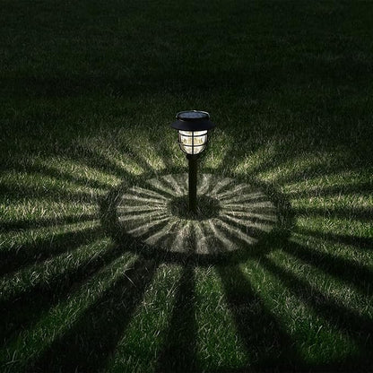 10 Pack Solar Pathway Lights Outdoor - Bright Solar Powered Garden Light with Warm White LED, Auto On/Off Waterproof Path Lights Decorative, Landscape Lighting for Yard Patio Walkway Driveway