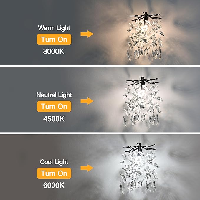 Modern K9 Crystal Tree Branches Chandelier, 8.6in Black 1 Lights Large Ceiling Hanging Light for Dining Room, Round Tassel Ceiling Hanging