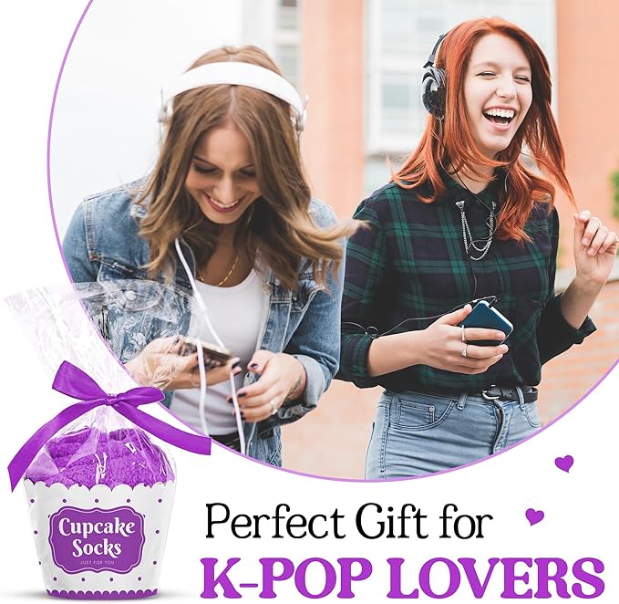 Kpop Merch - Unique Kpop Gifts for Girl, Teen - Cute Korean Socks - Christmas Gifts, Stocking Stuffers for Women