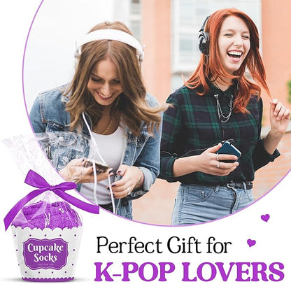 Kpop Merch - Unique Kpop Gifts for Girl, Teen - Cute Korean Socks - Christmas Gifts, Stocking Stuffers for Women