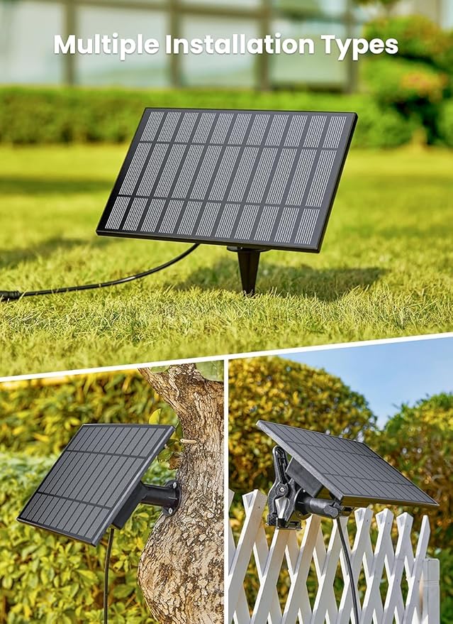 Brightown 38FT 16LED Solar String Lights Outdoor with USB Port, Shatterproof Bulbs, 3 Modes, Patio Lights Solar Powered for Camping Backyard Garden Decor - Last for 20+Hrs