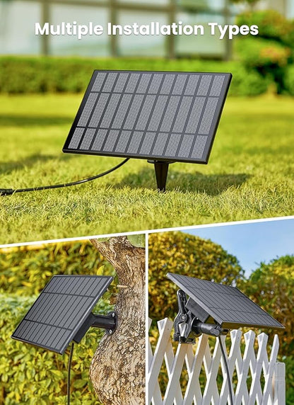 Brightown 38FT 16LED Solar String Lights Outdoor with USB Port, Shatterproof Bulbs, 3 Modes, Patio Lights Solar Powered for Camping Backyard Garden Decor - Last for 20+Hrs