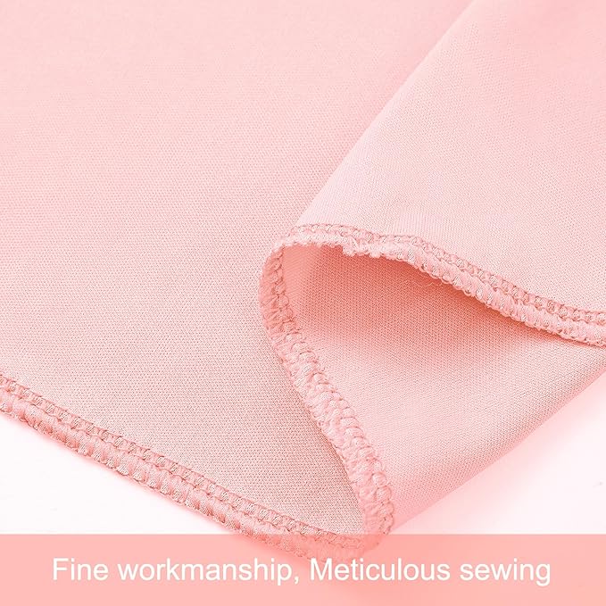 4 Panels Blush Pink Backdrop Curtains for Wedding Party Wrinkle Free Backdrops Curtain Drapes Fabric Decorations Photo Back Drop Cloth for Baby Shower Photography Stage Reception 20ft(W) x 12ft(H)