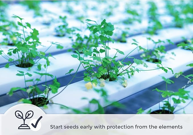 Miracle LED Un-Edison Grow Light Bulb, 9W Blue Spectrum White Daylight for Vegetables, Herbs, Hydroponics (1-Pack)