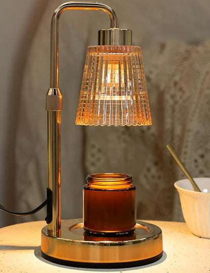 GODONLIF Candle Warmer Lamp with Timer Dimmable, Birthday Gifts for Women Mom, House Warming Gifts New Home Decor, Wax Melt Warmer for Jar Candles with 2 Bulbs