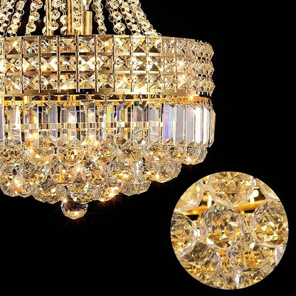 Crystal Chandeliers for Dining Room K9 Modern Crystal Chandelier Classic Luxury Imperial Style 9 Lights Chandelier Ceiling Dining Room Living Room Indoor Bedroom Chandelier