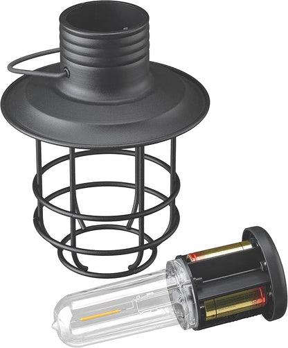 Xodus Innovations BL820-2 Battery-Operated LED Filament Style Lantern Outdoors Either Hanging or Standing , with Your Choice of 4, 6 or 8 Hour Automatic Timer