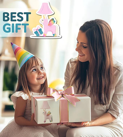 Unicorn Kids Lamp for Girls Bedroom - 19.7", Girls Lamp for Kids Room - Cute Christmas Gifts, Birthday Gifts for All Ages: Toddler Boys, Children, Grandkids 3 4 5 and Up Years Old, Sister, Brother