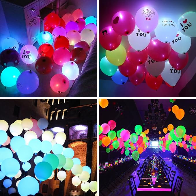 pozzolanas 100PCs Mini Led Lights with Hook, Waterproof Round Tiny Led Light for Party Decorations Neon Light for Birthday Party and Wedding Decoration, Blue