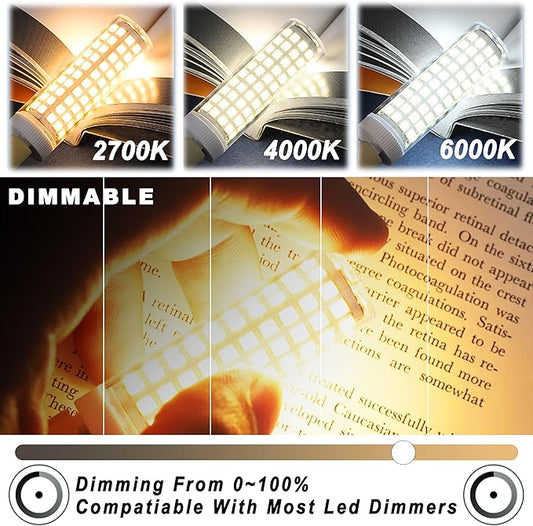ALIDE Dimmable E12 100 Watt Equivalent LED Candelabra Bulbs C7,2700K Warm White,1000LM T6 E12 10W LED Ceil Fan Light Bulbs for Chandelier Pendant Lighting Salt Lamp,5 Pack
