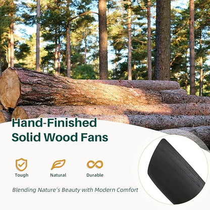 CACI Mall Smart 52 inch Wood Flush Mount Ceiling Fans with Lights and Remote, 3 Blades, Low Profile, Modern, Compatible with Alexa/Google/App, Outdoor Indoor Ceiling Fans for Bedroom/Farmhouse/Patio