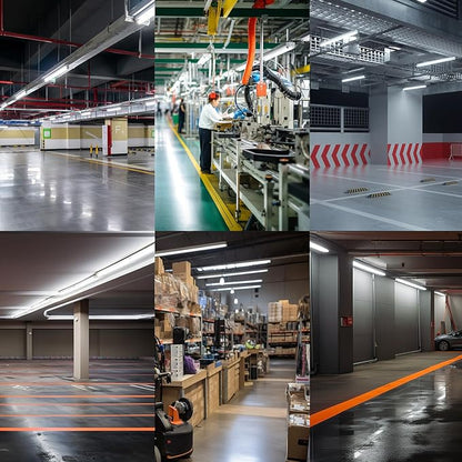 4FT Linkable 60W LED Shop Lights with Socket 3000K 4000K 6000K 6000LM for Garages Shop, Linear Work Light Fixture Hanging or FlushMount with Plug, ETL 4 Pack