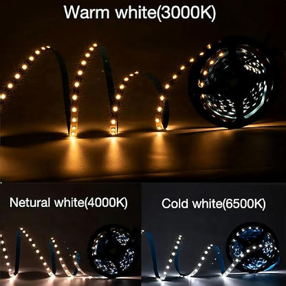 DC5V SK6812 (Similar WS2812B) RGBW RGB+Neutral White Led Strip Light 60leds/Pixels/m Individually Addressable 4Color in 1LED Dream Color (16.4ft(5m) 300leds IP65) (No Adapter or Controller)