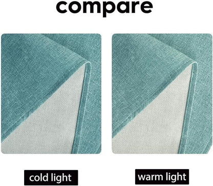 Artoid Mode Turquoise Aqua Table Runner, Seasonal Summer Washable Kitchen Dining Table Decoration for Home Party Decor 13x90 Inch