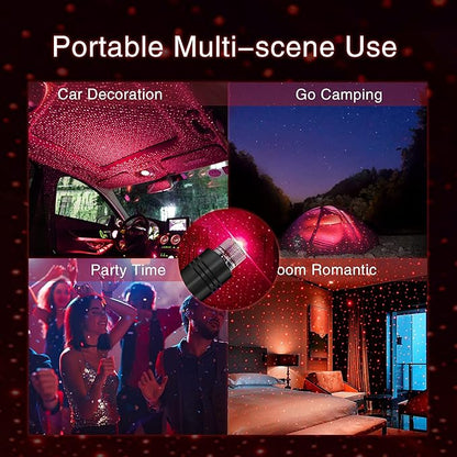 Star Projector Night Light, Car Accessories for Women and Men, Romantic Car Led Lights Interior, Adjustable Interior Car Lights Fit Car, Roof, Bedroom, Plug and Play, Car Decor, Room Decor, Home Decor