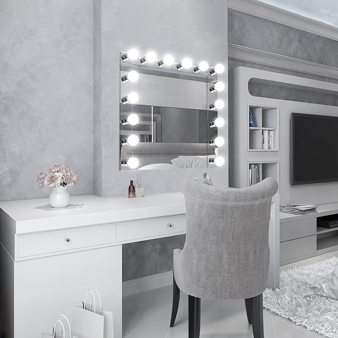 Design House 500850 3-Light Vanity Strip Light Contemporary Dimmable for Bathroom, Bedroom, Makeup Vanity, Polished Chrome
