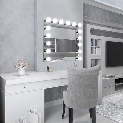 Design House 500850 3-Light Vanity Strip Light Contemporary Dimmable for Bathroom, Bedroom, Makeup Vanity, Polished Chrome
